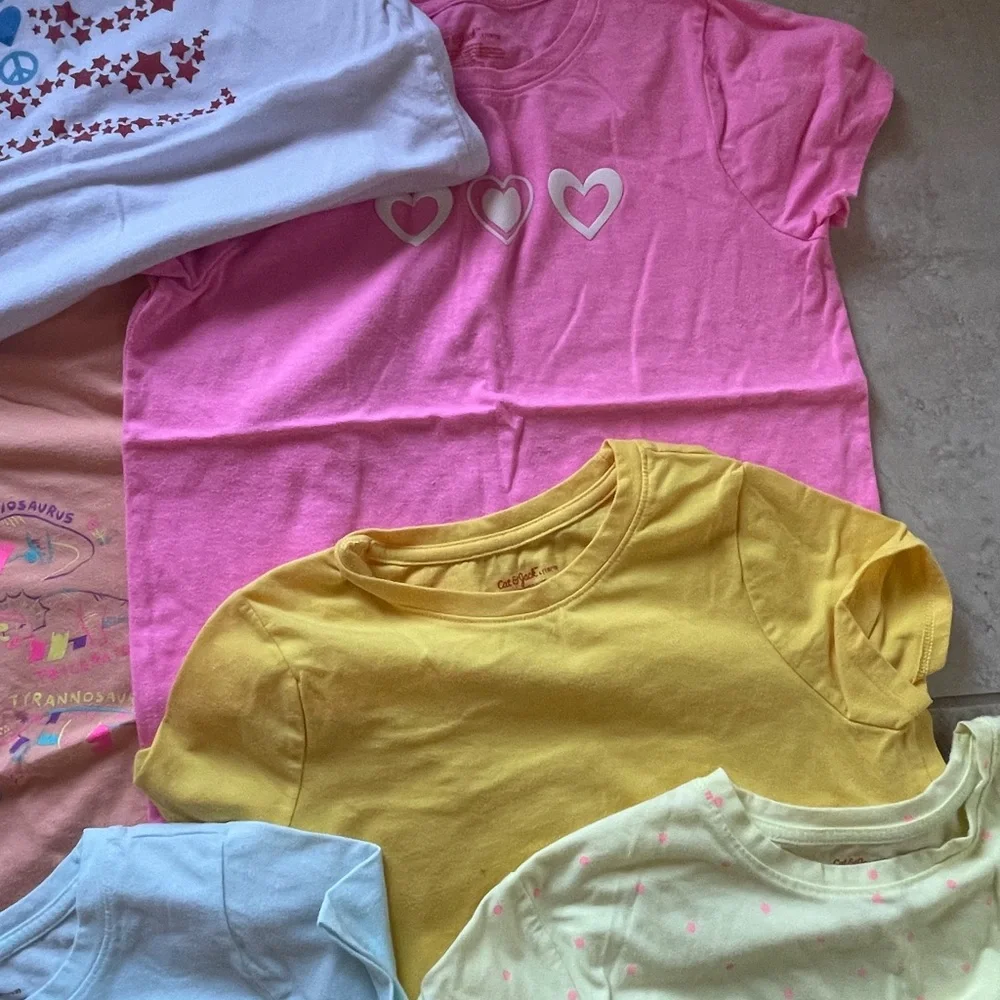 Cat & Jack Kids Short Sleeve Tees - Multicolor Pack - Picture 3 of 5